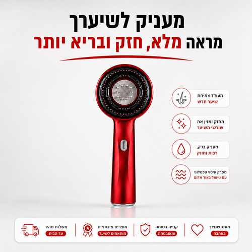 RIVERA – מכשיר טיפוח ועיסוי לקרקפת